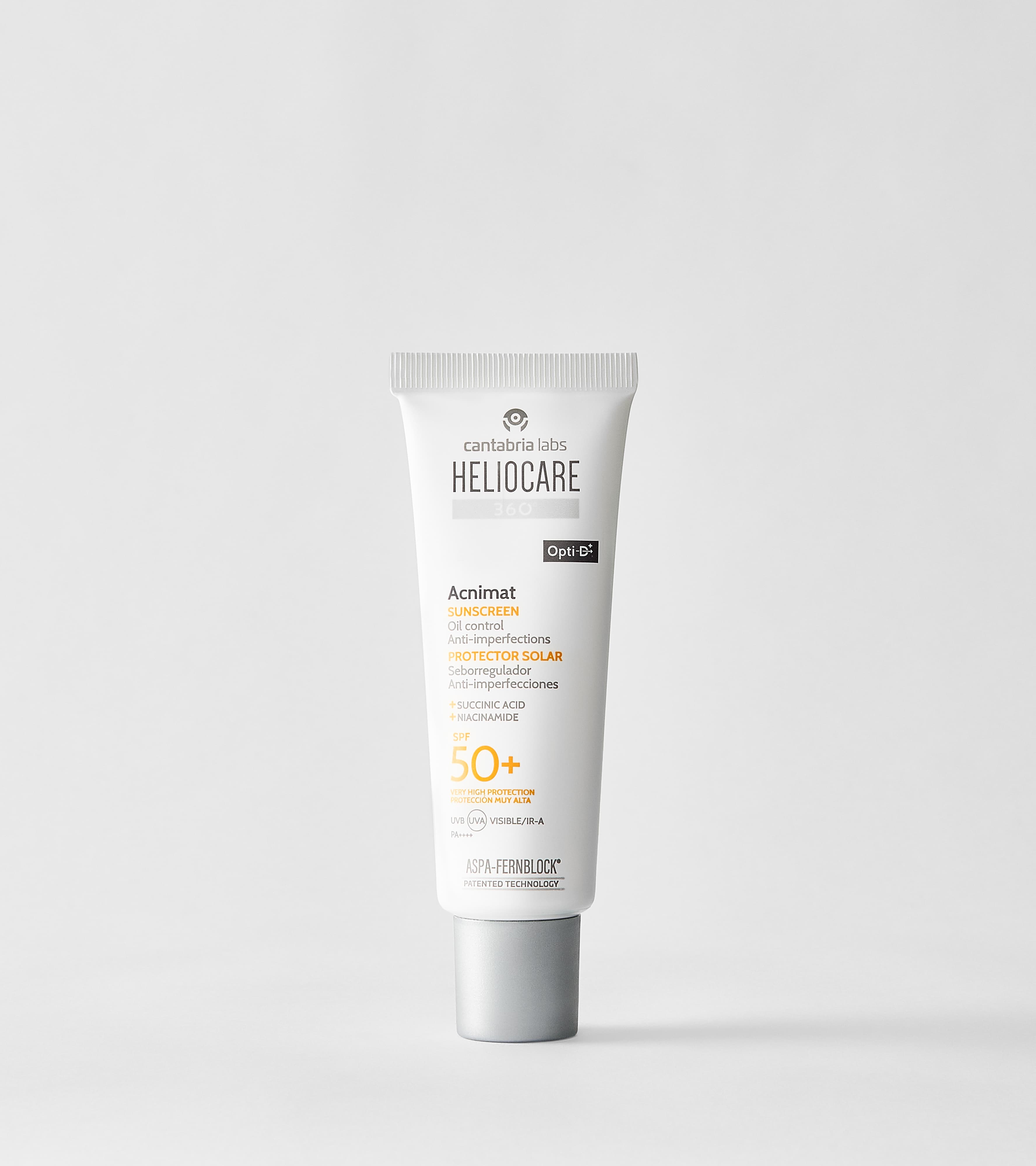 Сонцезахисний флюїд для шкіри схильної до акне Cantabria Labs HELIOCARE 360º ACNIMAT SPF 50+