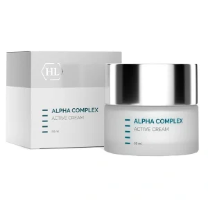 Активний зволожуючий крем для вирівнювання поверхні шкіри Holy Land Alpha Complex Active Cream